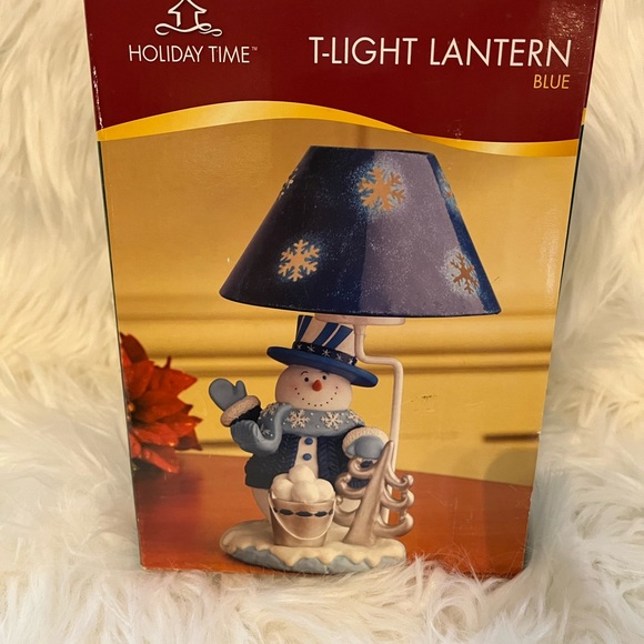 Christmas Decoration: Snowman Tea Light - Picture 2 of 6